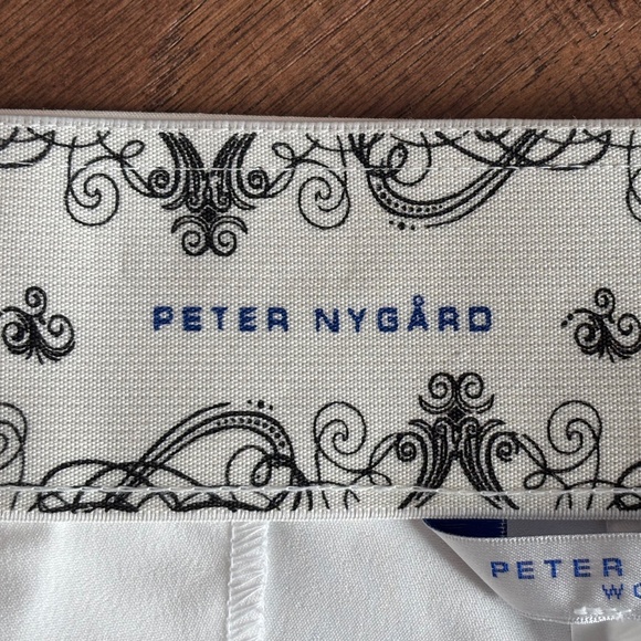 Peter Nygard White Ankle Pants Coastal Resort Casual Office Women's Size 20W - Picture 9 of 9